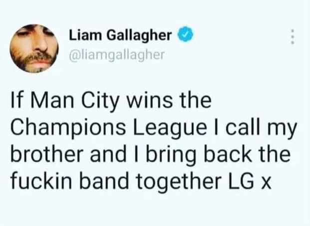 JamesMelville's tweet photo. Oasis are back together. https://t.co/gCtisjZnWG