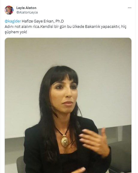 George Soros tarafından 1984 yılında Macaristan'da kurulan Açık Toplum Enstitüsü/Vakıflarının TR temsilcisi olan,1999 yılında Gülen'in yurtdışına kaçması için  sahte sağlık raporu alan İshak Alaton'un kızı Leyla Alaton 2014'te atmış bu twiti .. İlginç...