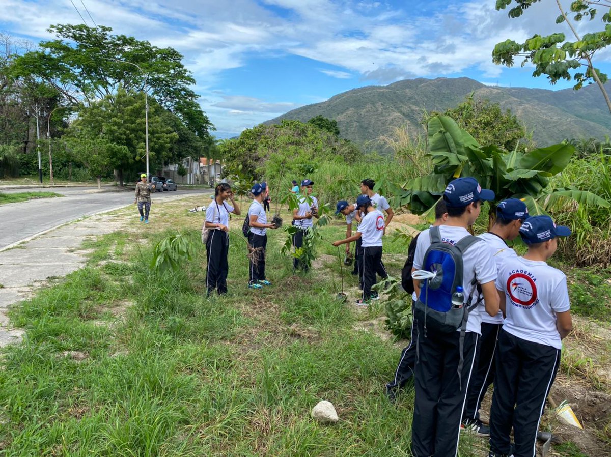 Hoy fueron plantados 67 árboles en zona verde de El Castaño #Maracay. El esfuerzo fue conjunto entre vecinos, miembros de nuestro equipo, amigos y hasta una escuela de Tae Kwondo.
Una parte provino del vivero forestal del grupo, los otros de colaboradores.