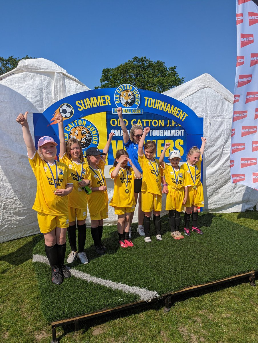 Angie Westgate ⚽️ (@angiejw27) on Twitter photo Bursting with pride as our very own <a href="/OldCattonJFC/">Old Catton Junior FC</a> Wildcats U8s took part in our tournament today. Only all girls team in the whole tournament, ever, and playing the most awesome football 💛💙⚽
U7s turn tomorrow
Football doesn't get any better than Old Catton JFC Wildcats Bursting with pride as our very own <a href="/OldCattonJFC/">Old Catton Junior FC</a> Wildcats U8s took part in our tournament today. Only all girls team in the whole tournament, ever, and playing the most awesome football 💛💙⚽
U7s turn tomorrow
Football doesn't get any better than Old Catton JFC Wildcats