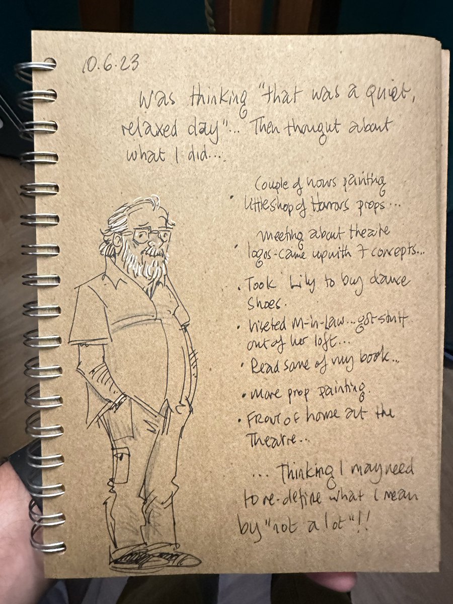 It’s a good thing that I like to keep busy - it never felt like I was rushing about… and all so enjoyable. #doodleaday #neverbored