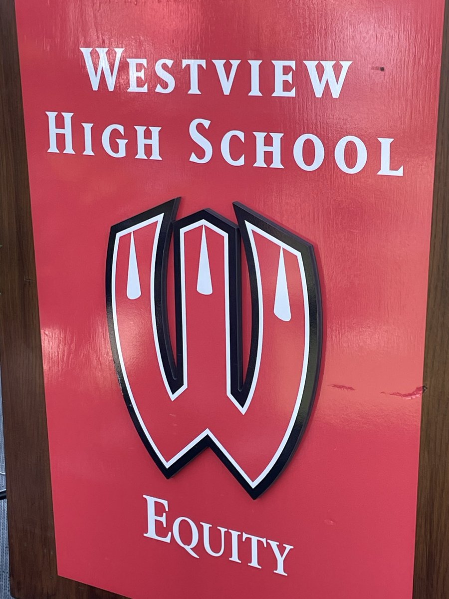 Thank you <a href="/WestviewCats/">Westview HS</a>