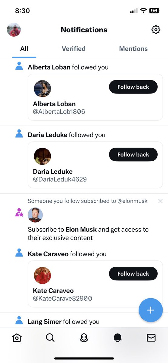 These are my @TwitterAU notifications since that 🤡 <a href="/elonmusk/">Elon Musk</a> took over! Sums up the substantial decline of my once favourite social media platform!
#ElonMuskBuysTwitter #Elon_Musk