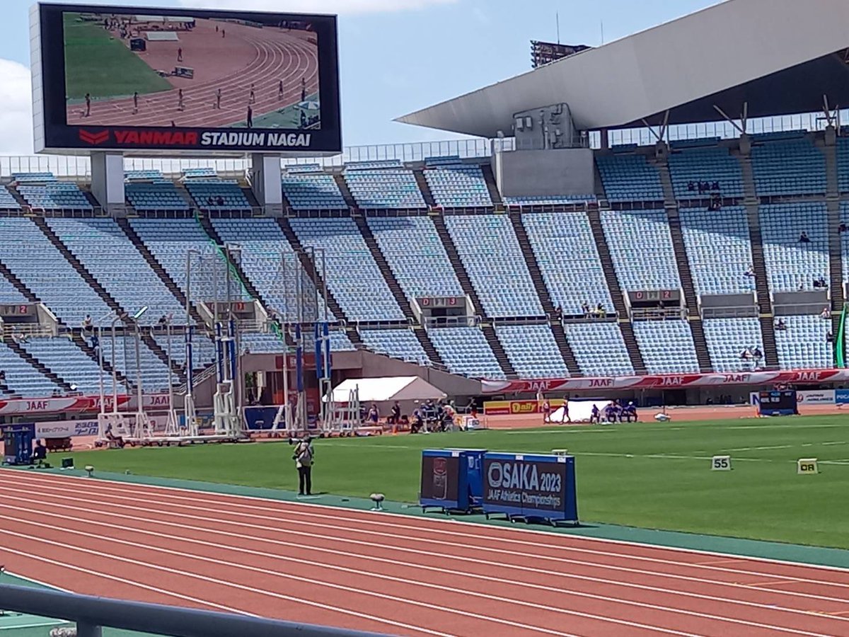 【U20日本陸上競技選手権大会】
●女子ハンマー投の結果報告です‼️

押部唯愛(1) 51m87（4位）
鈴木萌々花(1) 44m87（13位）

押部さんが入賞でした！
おめでとうございます🎉
2人とも素晴らしい投擲をみせてくれました！お疲れ様でした！🙌

#u20 
#流経大