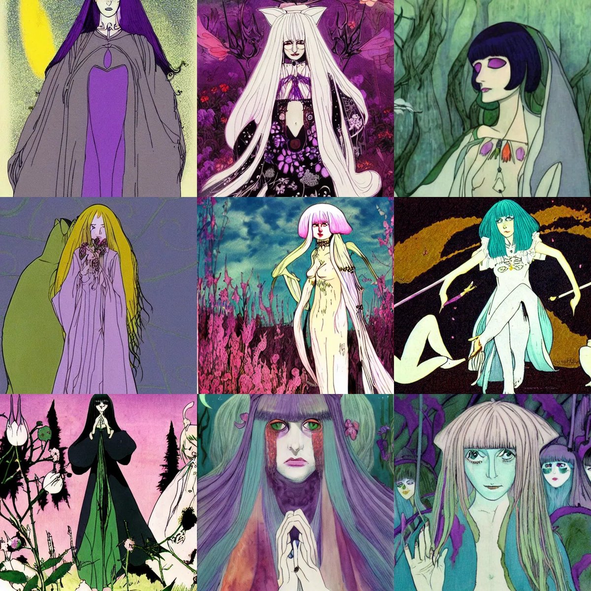 "Belladonna of Sadness"
-Orígen: Japonés
-Director: Eiichi Yamamoto
Año: 1973 

Sitios donde verla: filmin y AnimeFlv animeflv.ac/anime/11280/ka…