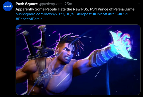 Apparently Some People Hate the New PS5, PS4 Prince of Persia Game