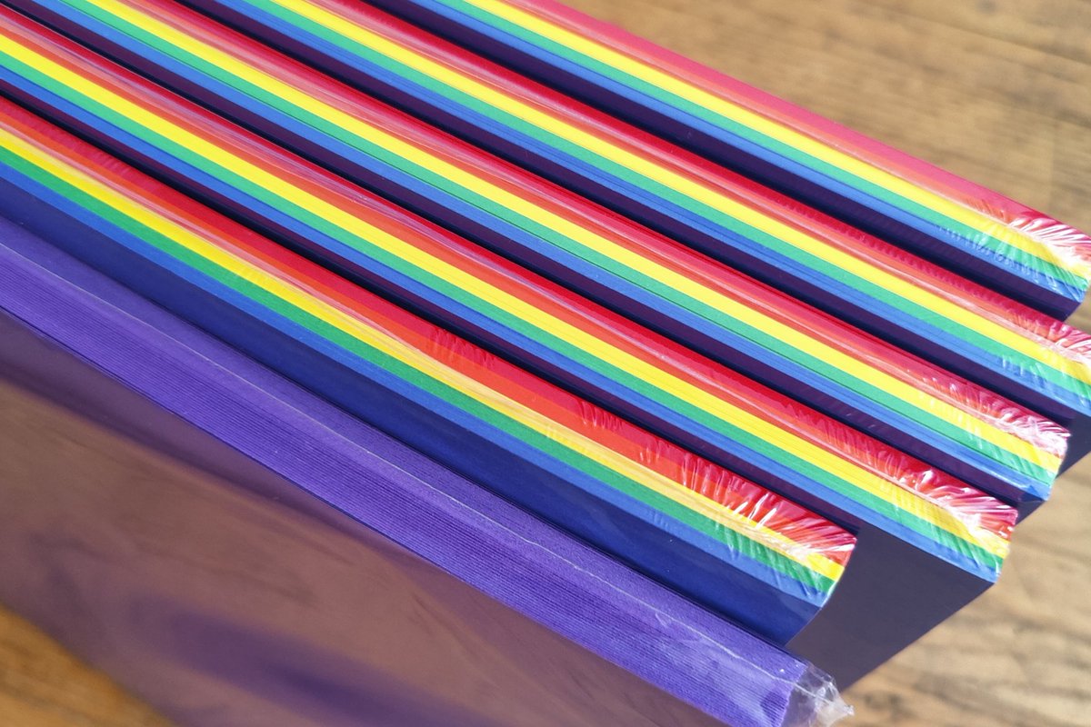 hdwghvancouver's tweet photo. Bright beautiful paper is here! Thanks to everyone who's donated so far, it's so greatly appreciated! You can still help out, if you're able (link is in the bio). Funds will be used to purchase mini pride flags! :)
#rainbowdirection #rainbowmegamix
#fitfwtVancouver https://t.co/IIMHF2uWgg