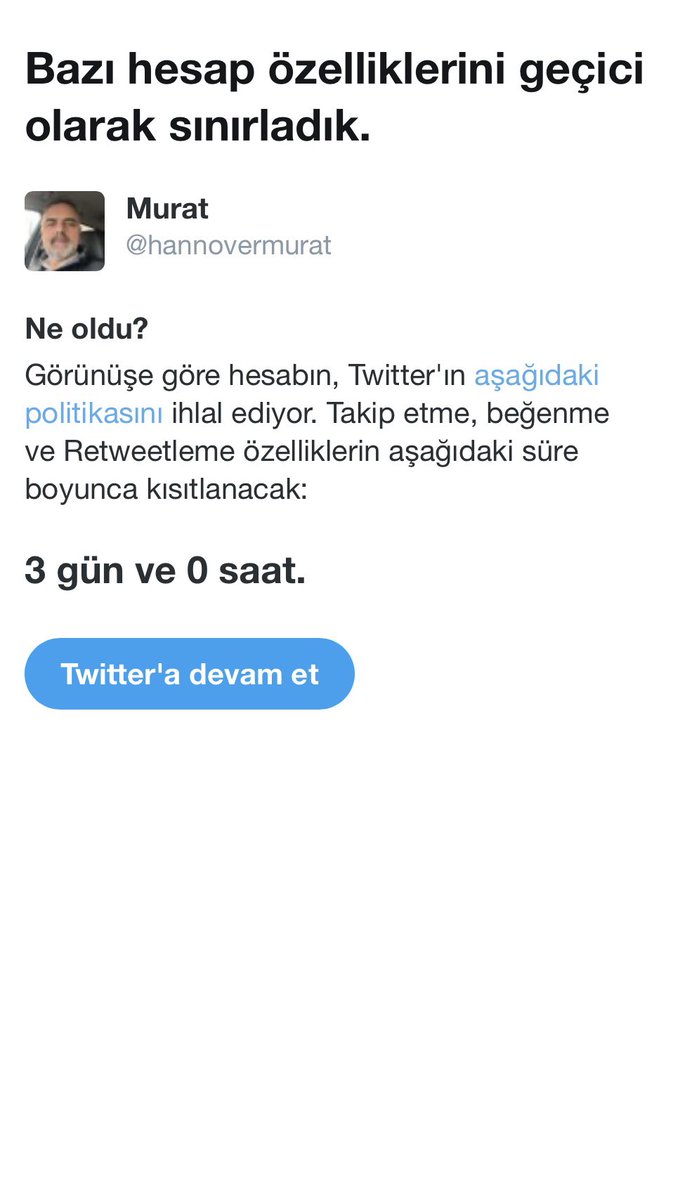 Neyi ihlal ettiysek iki günde bir ceza😡