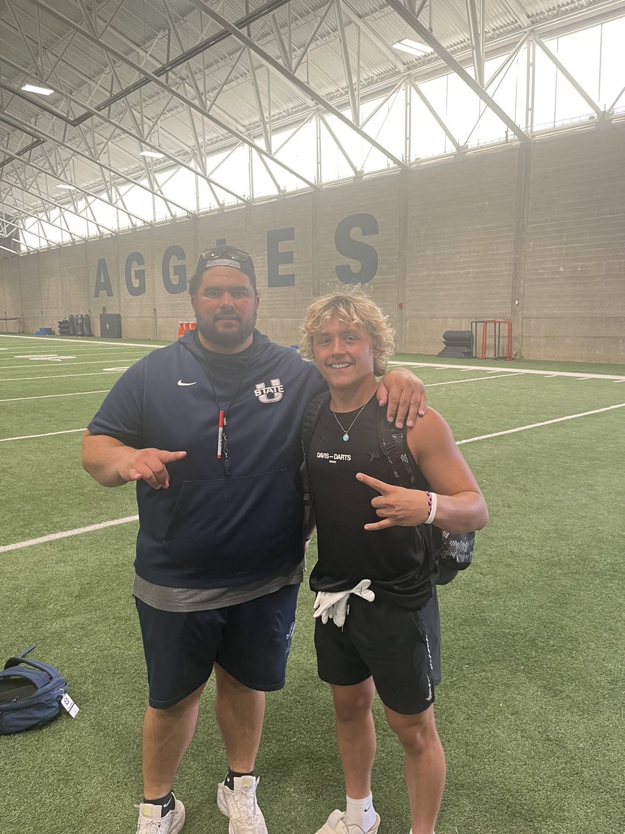Had a great time at <a href="/USUFootball/">USU Football</a> camp! Thank you coaches! <a href="/DjTialavea_86/">Coach D.J. Tialavea</a> <a href="/CHbanderson/">Blake Anderson</a>
