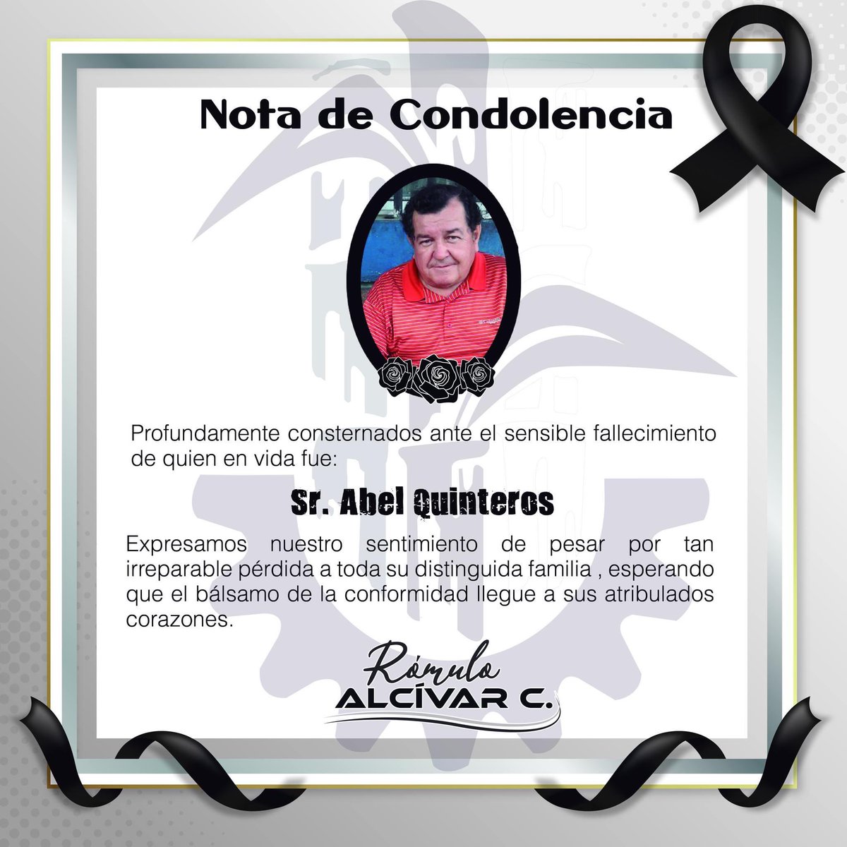 Rómulo Alcívar tweet media