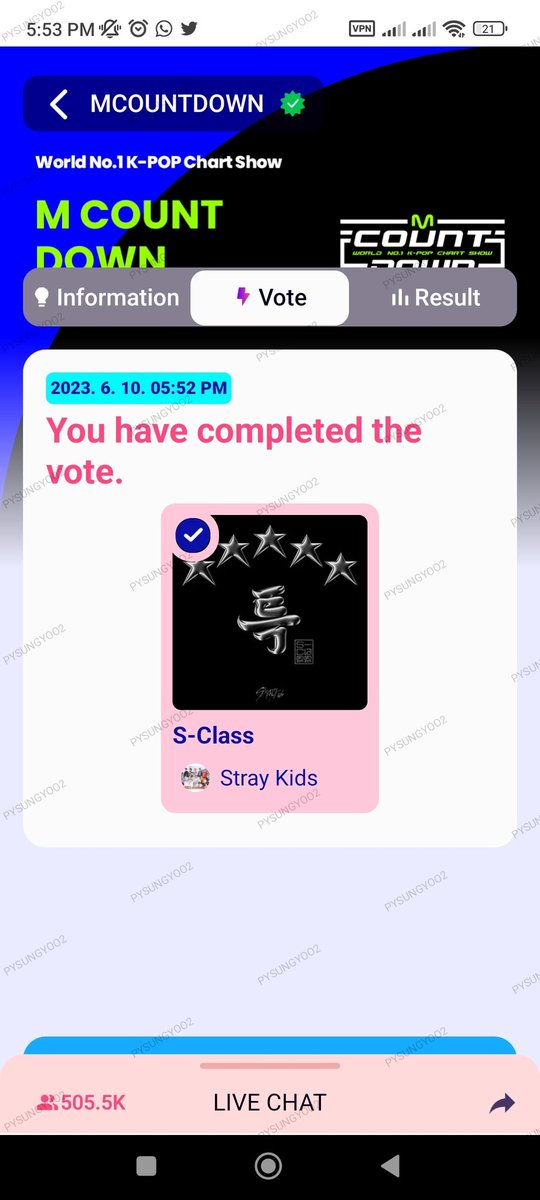 Pysungyoo2's tweet photo. #StayVotingParty
VAMOS STAY VOTEN!!! https://t.co/EUyZ8WM4Du