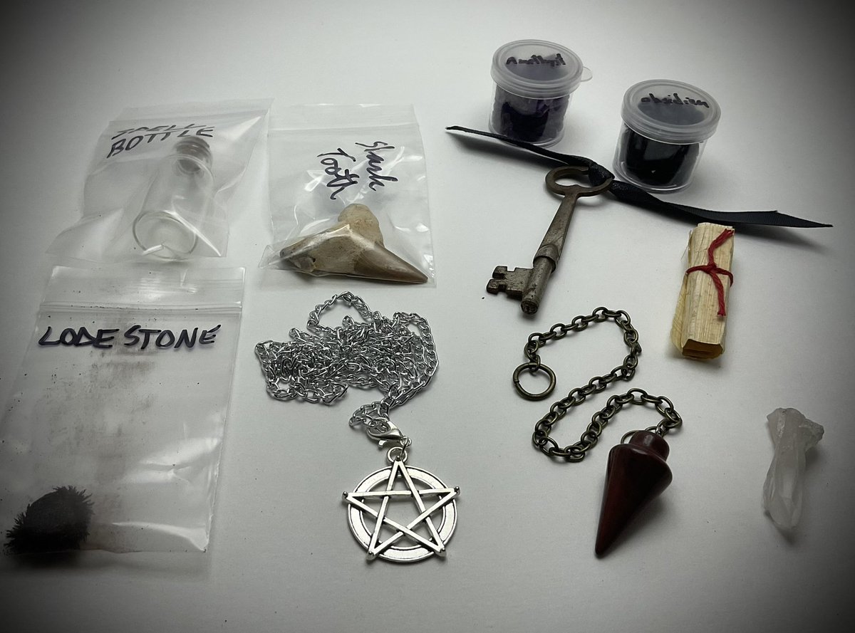 JosephCollierS2's tweet photo. We have one of these Witchcraft Supplies Kit left…today only we are doing a flash sale for 35.00 flat rate, free shipping…type CLAIM in the comments and I will DM you. #Witchsupplies #Spellingredients #goodmagick https://t.co/rwUeXfFWRr