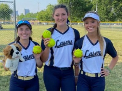 🥎Our bomb squad so far this weekend at Berliner in Columbus during the @LaserShowcase!  Congrats @ShayShall, @kelseyogin  and @skylar_lemansky on your 💣's!  #LasersLife #BombsAway