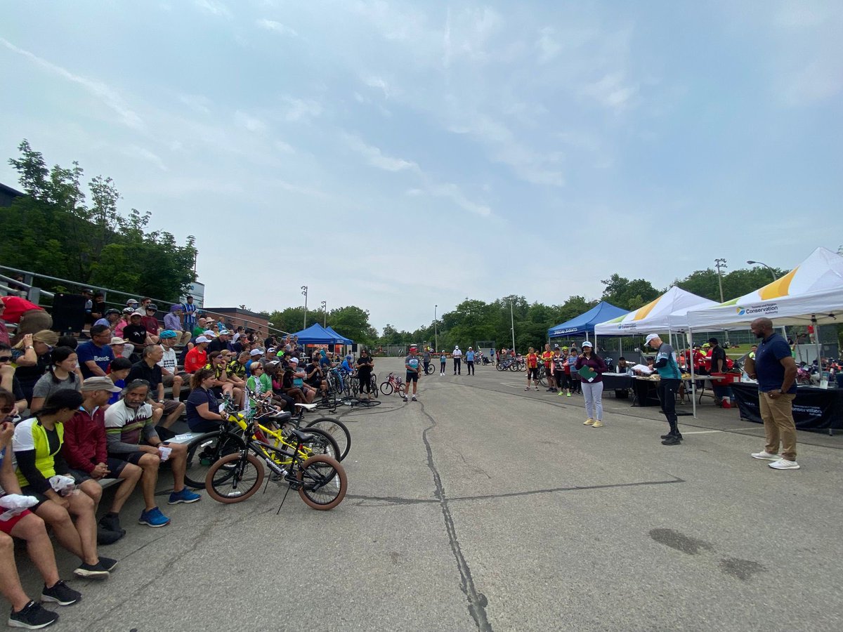 .@bikebrampton’s #BikeTheCreek event brings together families, cycling enthusiasts and those who are just starting on their active living journey. 

I was pleased to thank the volunteers for their efforts in bringing Bramptonians to cycling!
