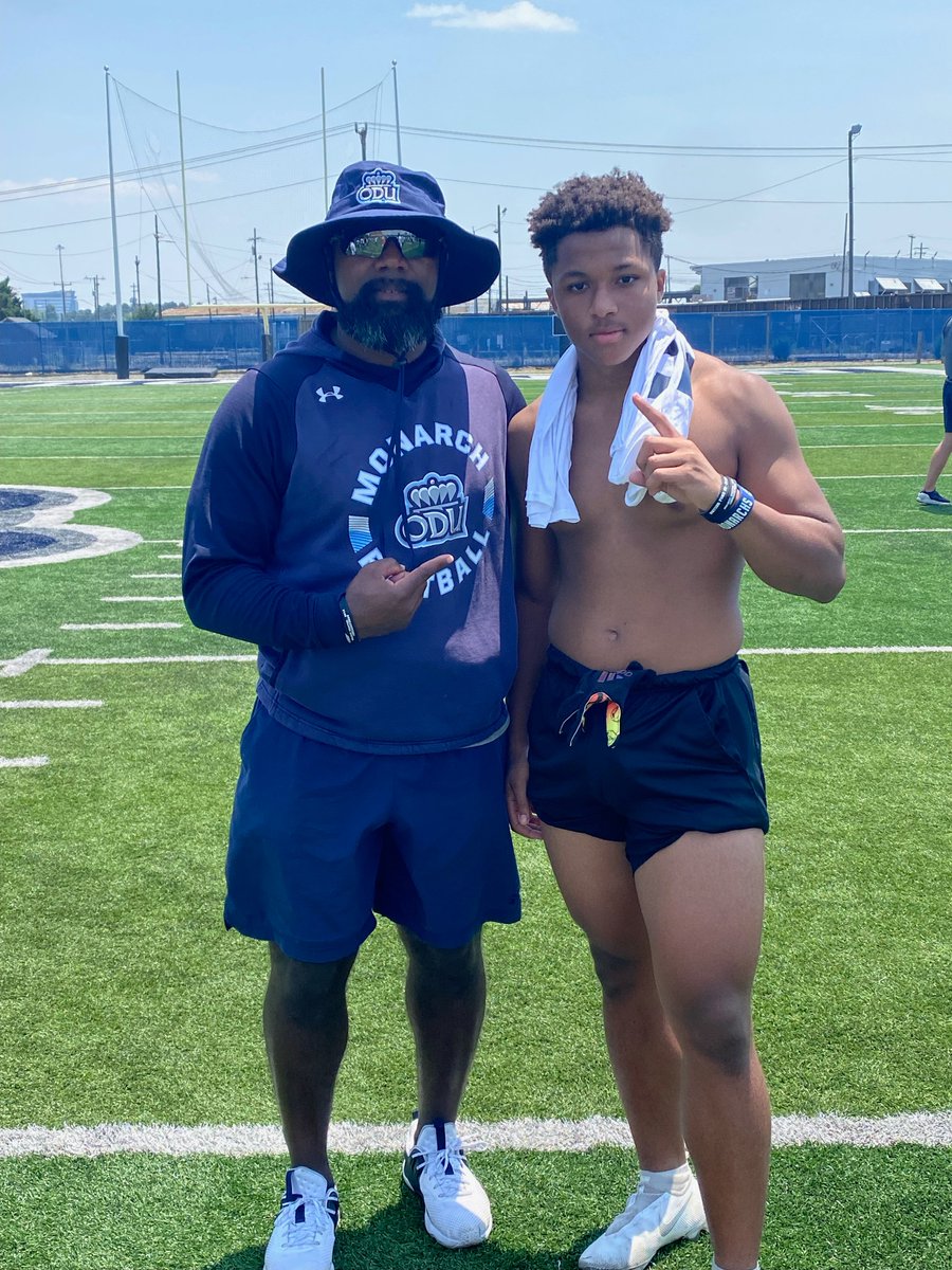 @Coach_TLucas it was great to meet and work with you today coach. @ODUFootball 
#malachidrayton #co2026 #RB #LB #fortmillsc