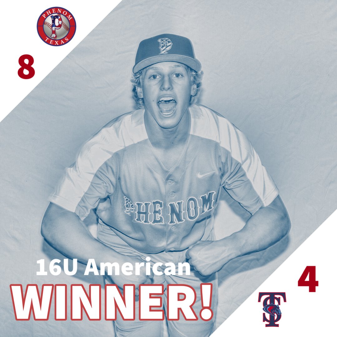 🎟️👊🏻Ticket Punched! With a 3-0 start to the weekend, 16U American have won’t their pool and secured their spot in tomorrows bracket play. #BeBold

#dedication #FIWA #hardwork #phenomnation #phenom #centraltexas #Texas #CTX #collegebaseball #highschoolbaseball #highschool