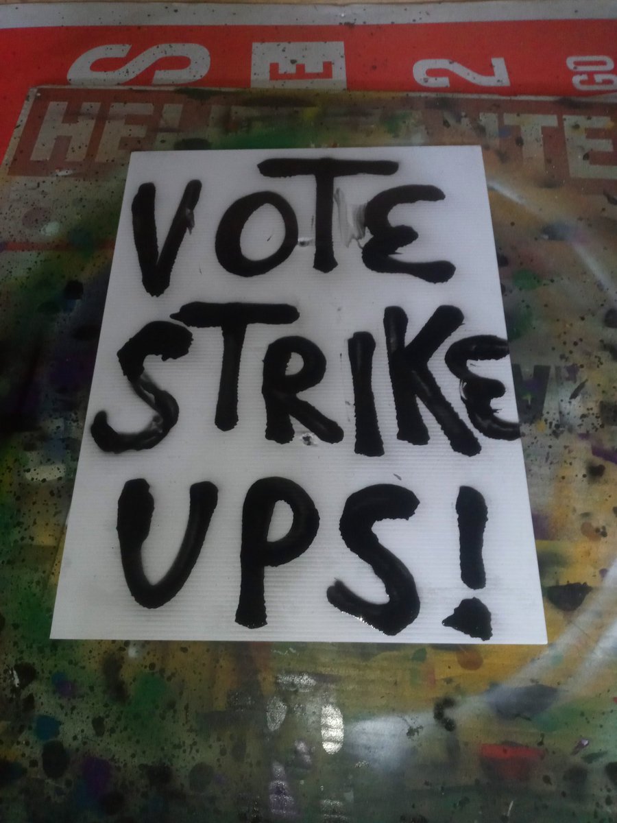 BrJoeBalkis's tweet photo. 6/7/23 #Members should #vote to authorize a #strike. It doesnt mean we will, but it is to pressure #upsManagement & #TeamstersOfficers to #negotiate a better #upsContract
A #StrikeAuthorizationVote is the 1st step to #WildCat if a #contract is forced on us
https://t.co/GRKo5FSX9b https://t.co/J1u73B7SyZ