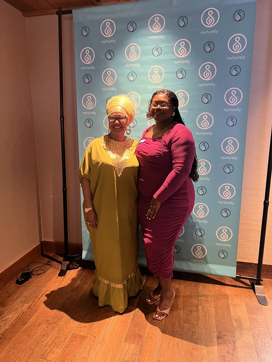 What a blessed day it has been. I had the honor of meeting Mama @Shafia_SMC who gave me so many encouraging words for my professional and personal journey in Black maternal health ♥️ #perinatalequity