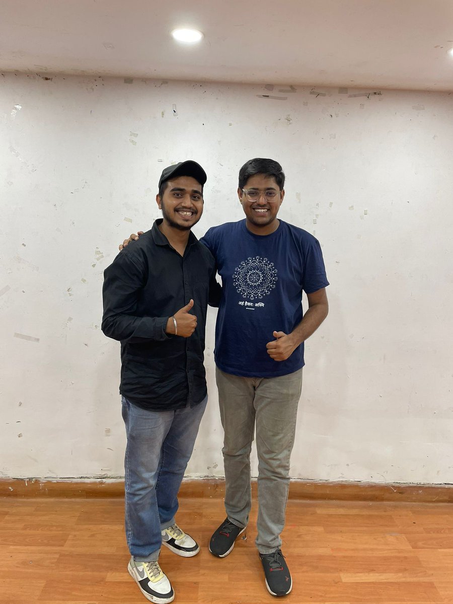 HimanshuKS10's tweet photo. Had a blast at #HTFRaipur
Got to meet some amazing people
@siddharth_hacks @carrycooldude @vedantstwt @ashish11chawda @srijan_vaishnav
Thanks @hackthisfall for organizing such a great meet-up ๐๐
#HTFRaipur #HTFMeetups https://t.co/26OdiTQbky