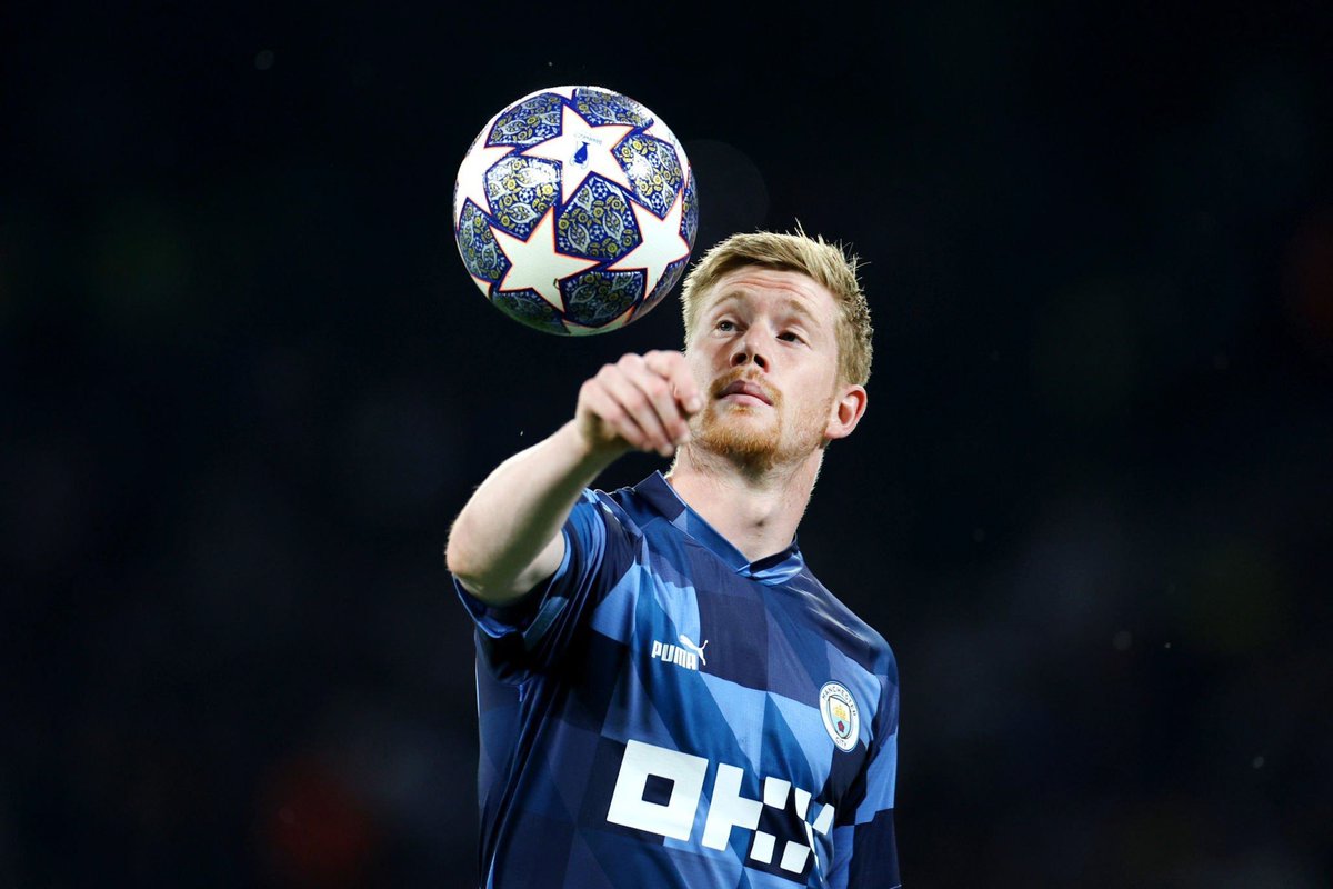 KDB_HQ's tweet photo. De bruyne 

#UCLfinal 
#MCIINT https://t.co/I8PqBMybRR