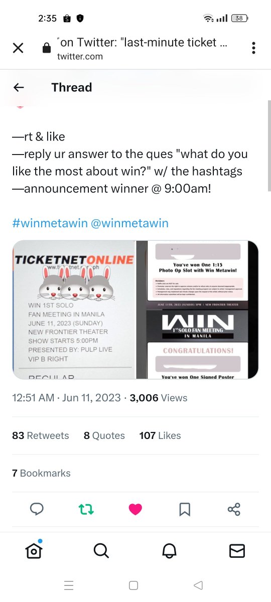 dann💜💜 TICKET CUTIEE🫶🫶 tweet media