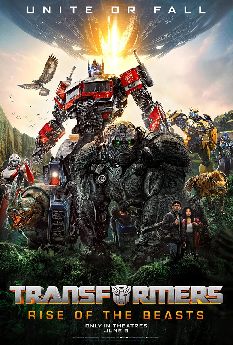 Rating: 9/10 ⭐
#TransformersRiseoftheBeasts is fun, emotional, adventurous, top-notch action film with an amazing, smart script. Dialogues are hilariously good. Maximals & Mirage are the MVP of the film. The villain 'Scourge' is terrifying. Post-credits scene is a big surprise!