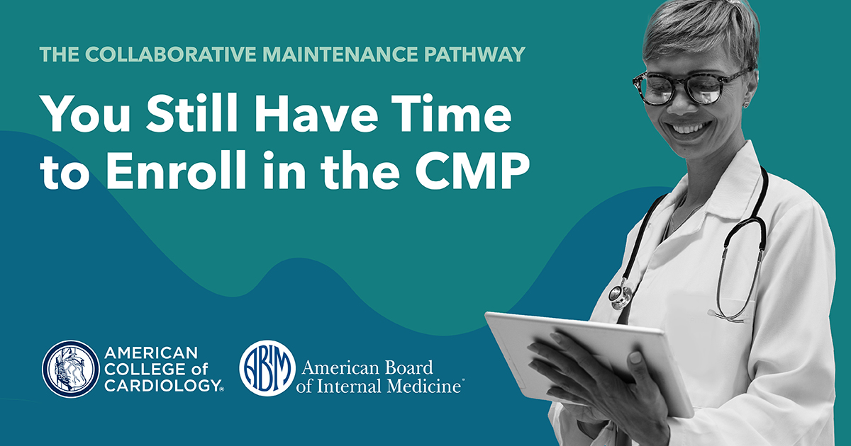 ACCinTouch's tweet photo. Is your #MOC assessment requirement due this year? ACC invites you to consider the #ACCCMP, the assessment option that’s delivered through the SAP programs — #ACCSAP, #CathSAP, #EPSAP & #HFSAP. Learn more by attending a webinar on June 14 at 8 p.m. ET. ➡️ https://t.co/1SDC0Us4tR https://t.co/LqVtUMsxhw