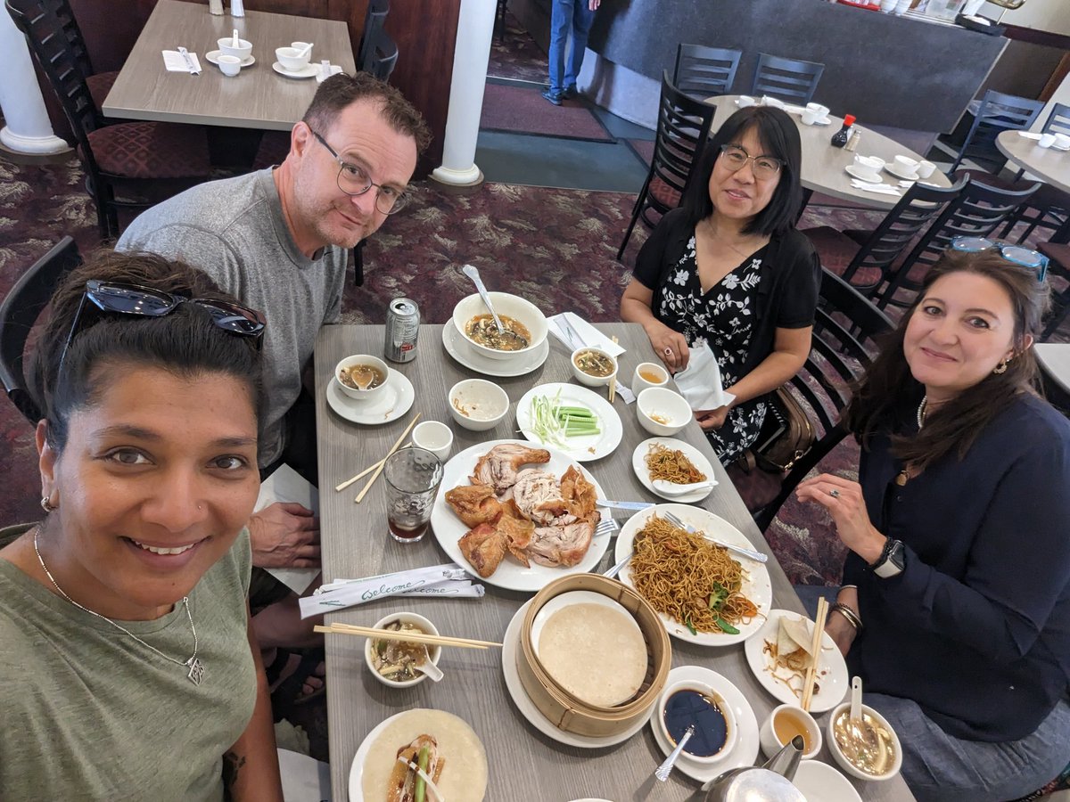 Saturday brunch at Peking Garden with fellow friends and CEOs Sally, Frank & Paula ❤️ #immigrationmatters #yyc #sectorcolleagues #tummiesfull
