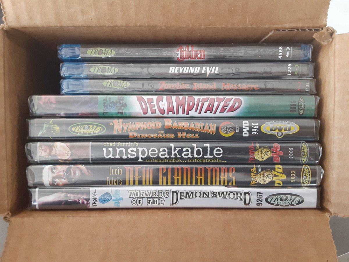 Troma sale mail day! #TromaEntertainment