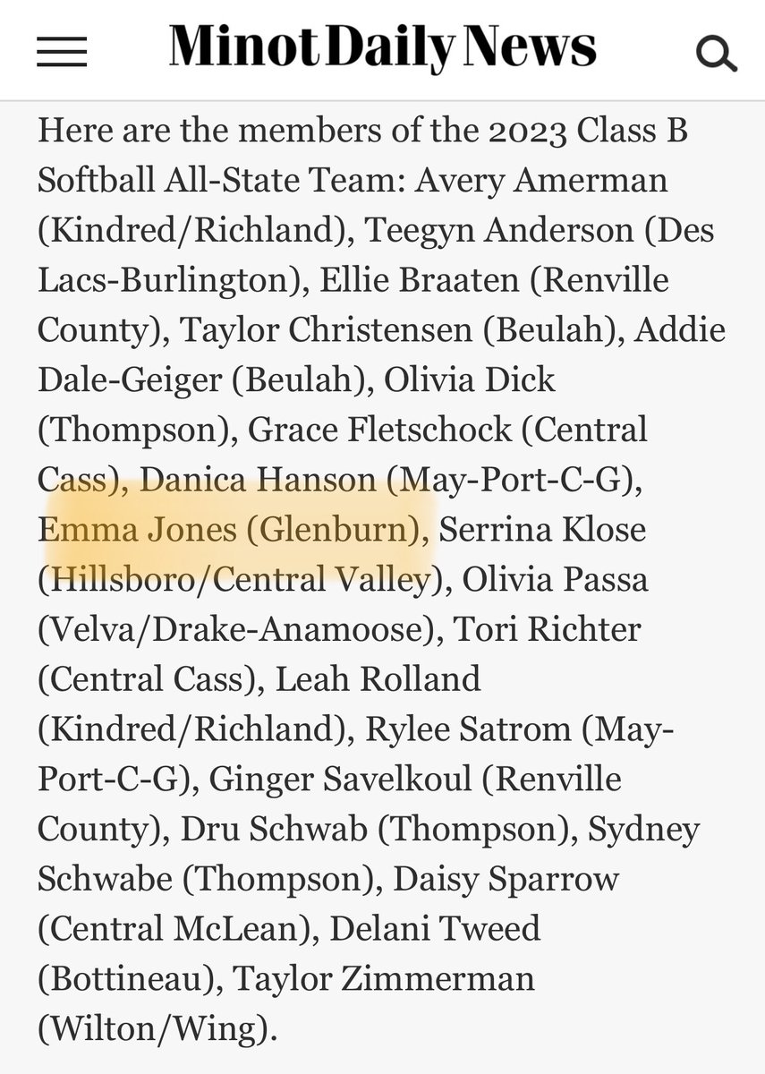Proud of <a href="/EmmaMJonessss/">Emma Jones</a> for making All State!!! #thedude #panthernation