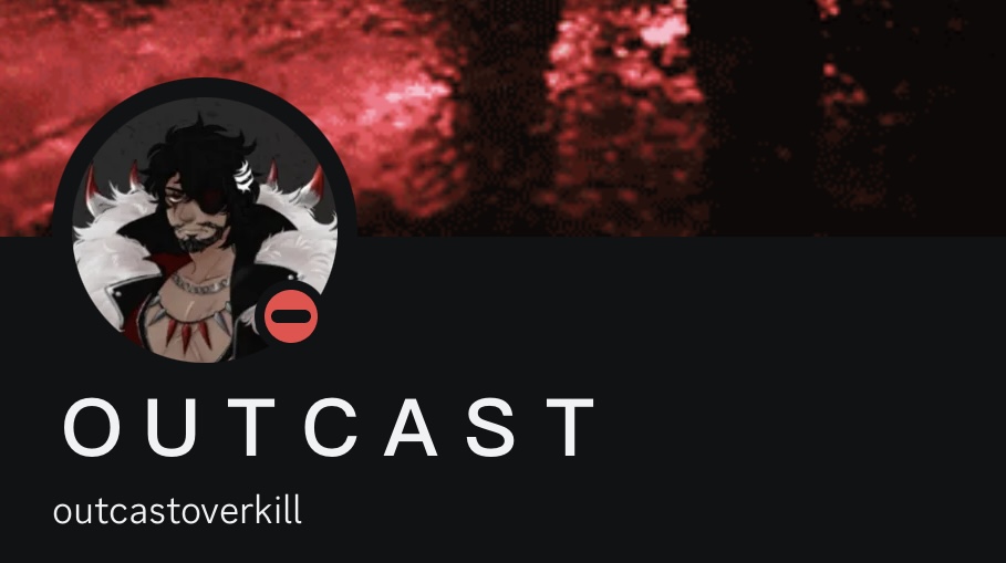 OutcastOverkill's tweet image. 'Bout time to hit 'em with the name handle 📛❗️