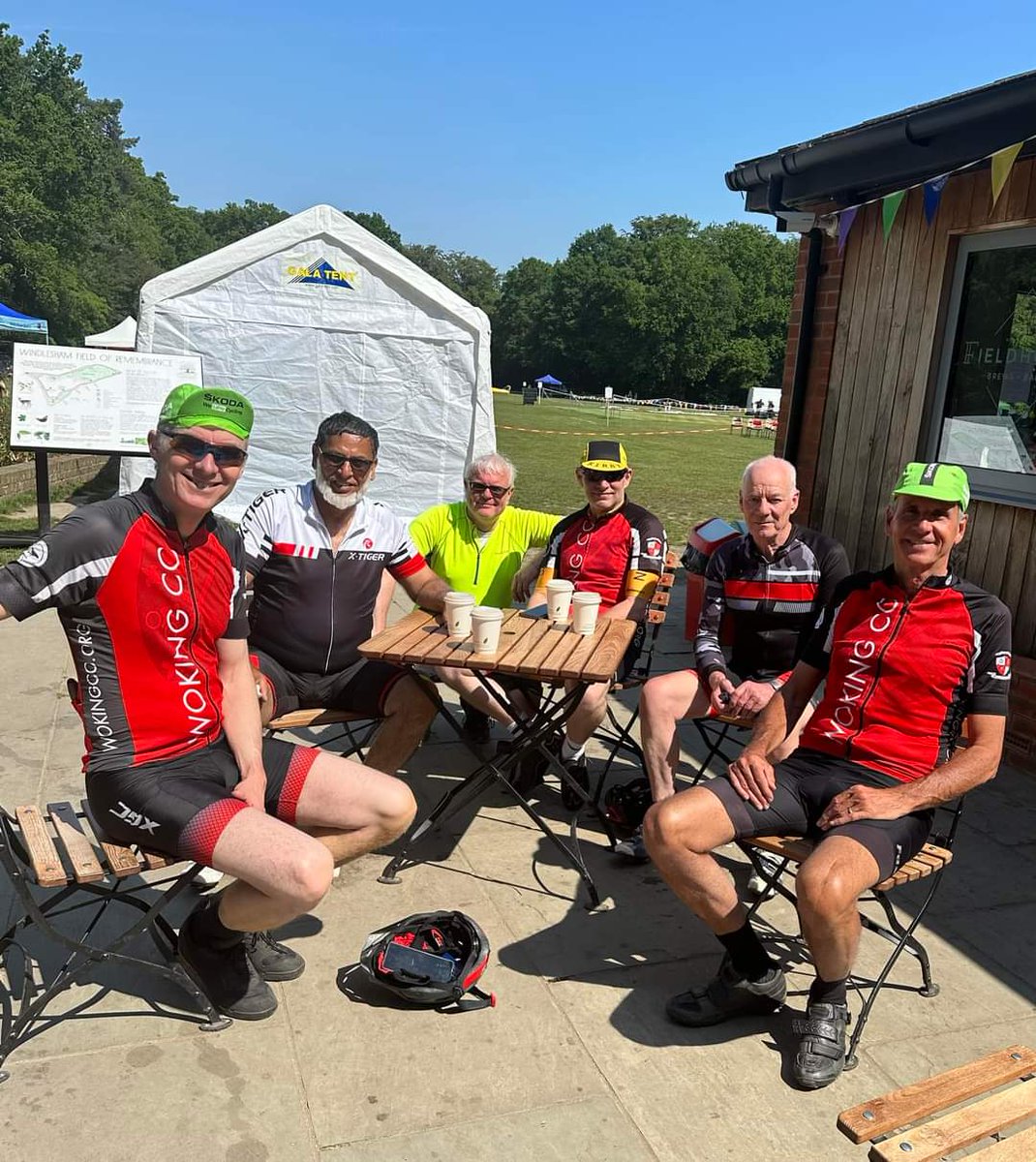 Scottworld's tweet image. @carltonkirby @paulbennett76 Reports of "Exciting coffee stop approach - commentaries", references to "Puppy paws &amp;amp; Lazy Monks to other riders".  When asked if Woking CC have a mole from the #CKFC, president replied "NO COMMENT"