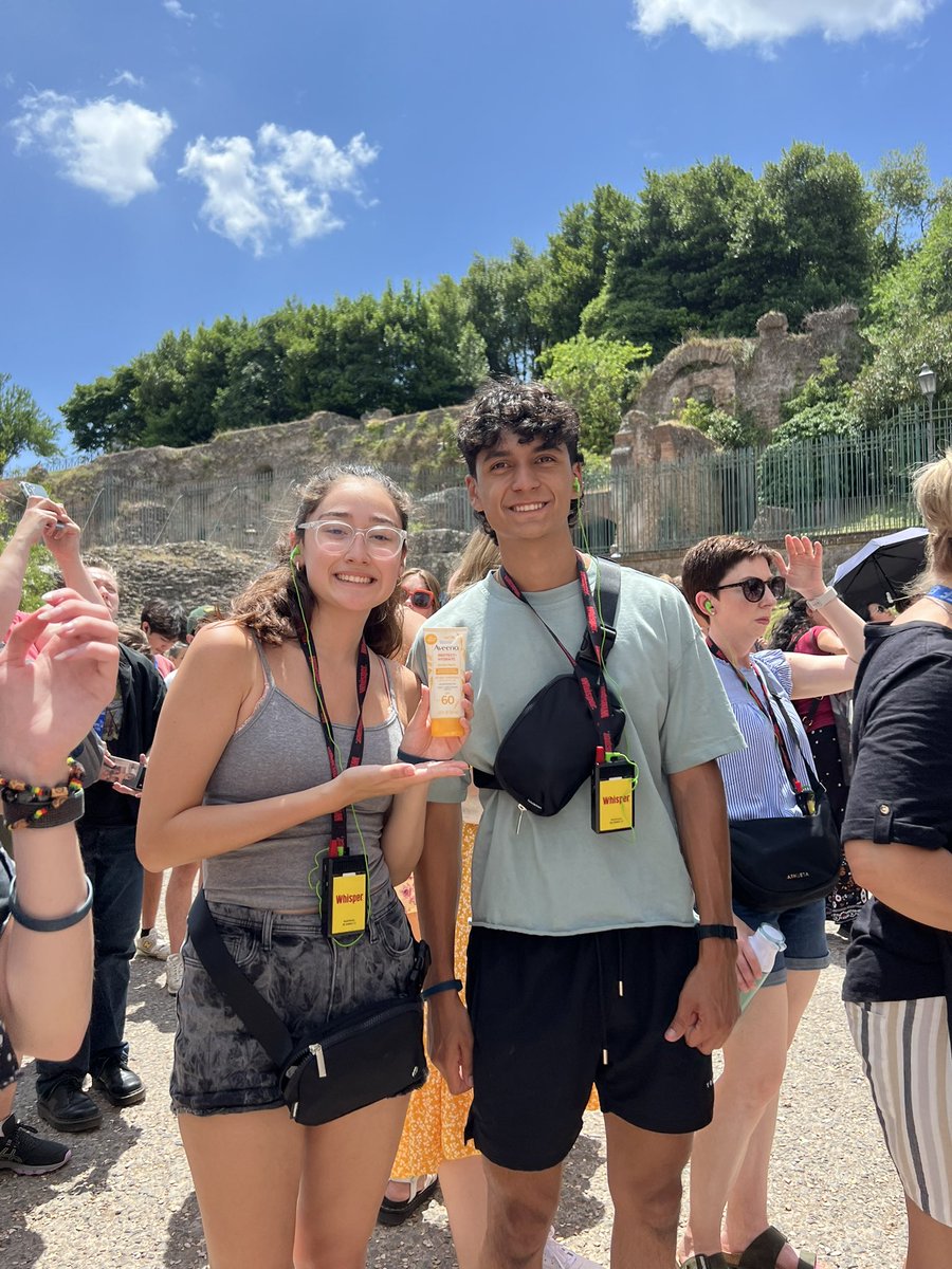 geowithzio's tweet photo. Roman Forum and Coliseum tours today. It’s a great day when you listen to an @Allen_ISD student accurately explaining history to the archeologist &amp; tour guide! https://t.co/kb1WIPyONM