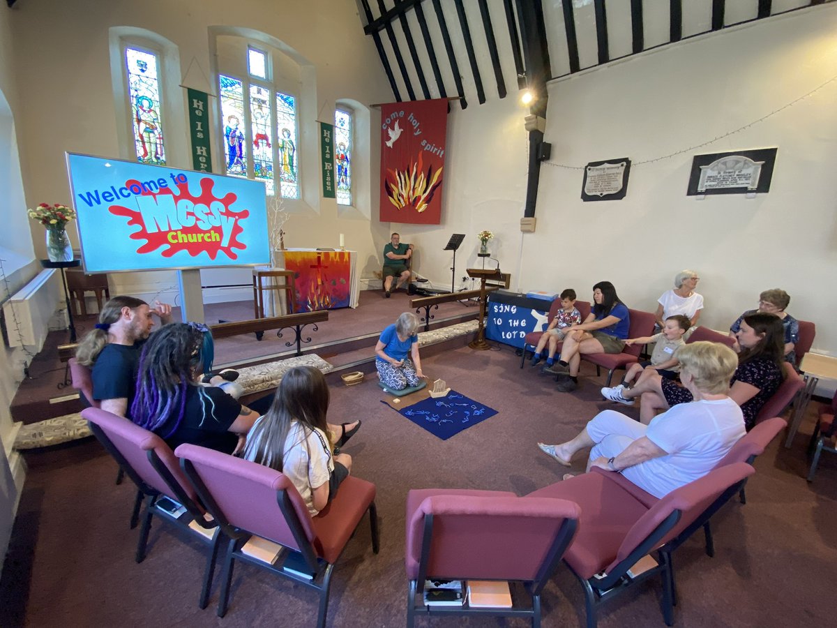 allsaintsmacc's tweet photo. Another fantastic Messy Church at All Saints Macclesfield this afternoon exploring the story of Jonah and the Whale! @MessyChurchBRF @ChesterDiocese https://t.co/IZWK1GRBKl