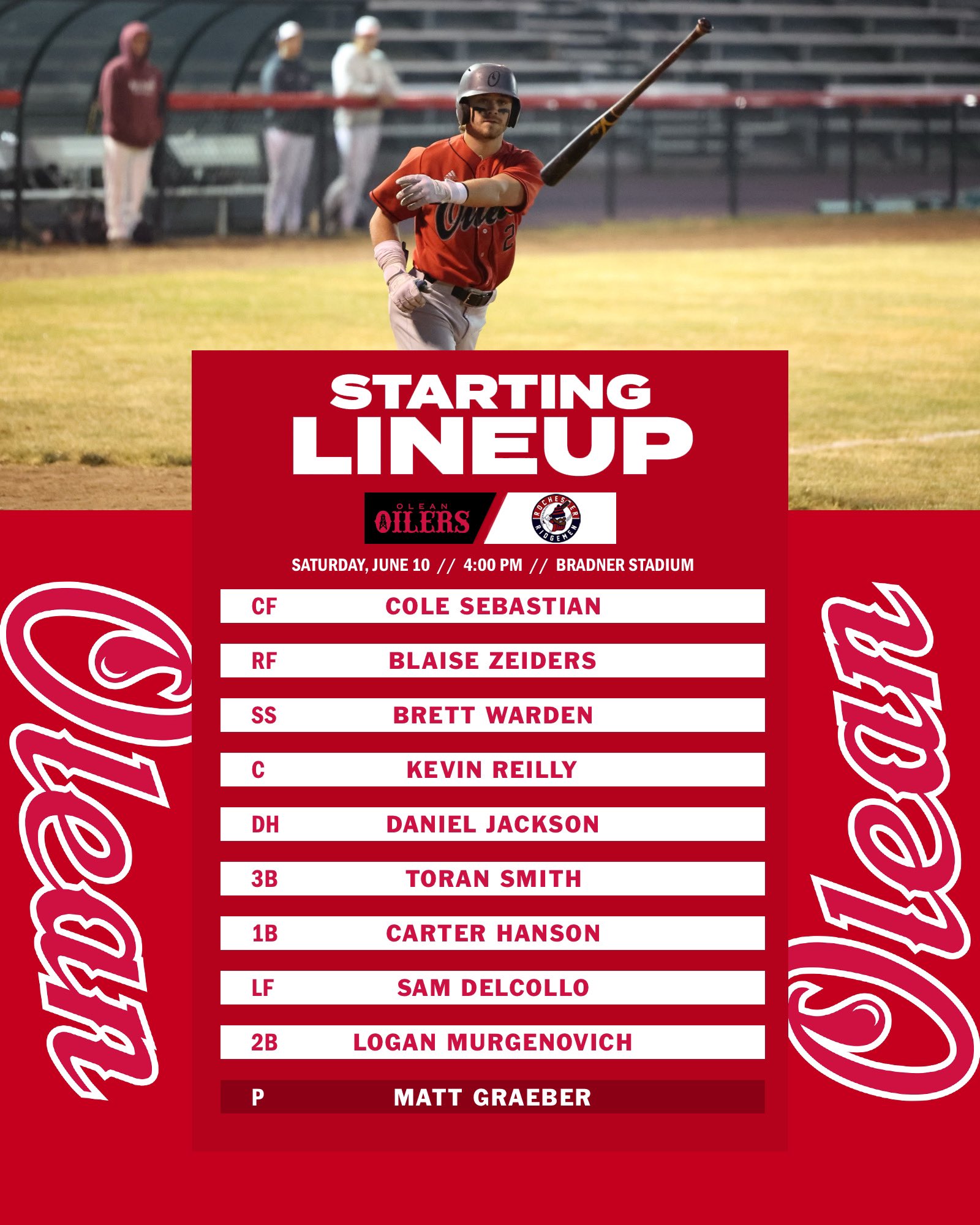 Olean Oilers on Twitter "It’s a great day to play ️ at ‘The Brad