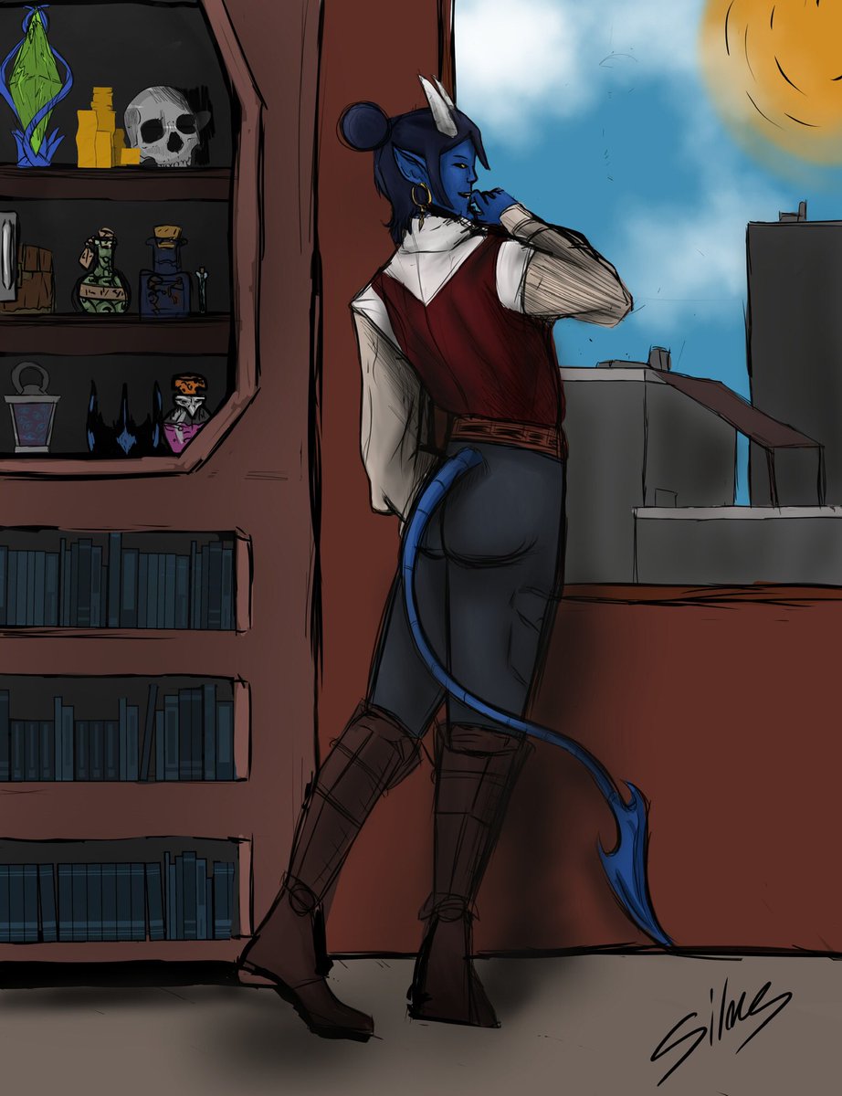 SilverShroom's tweet photo. Finally getting back to what I love! Art! https://t.co/506jcwwdmR