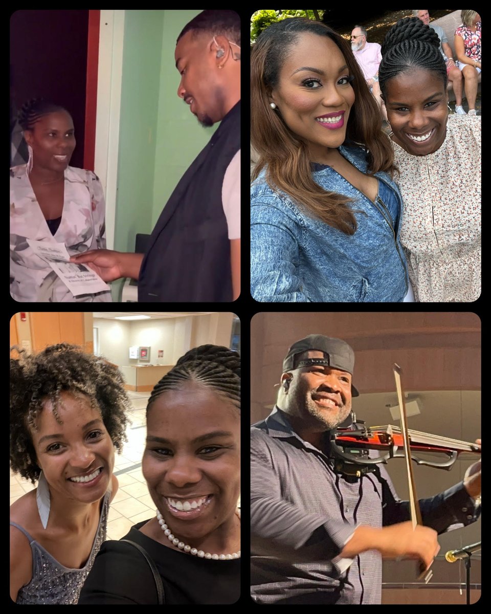 Happy Black Music Month! Pictured: <a href="/Dameesco/">Damien Escobar</a> + <a href="/DrChelseyGreen/">Dr. Chelsey Green</a> + <a href="/afroviolinist/">Melissa White</a> + <a href="/BlackViolin/">Black Violin</a>
.
#inspiration #violinist #violin