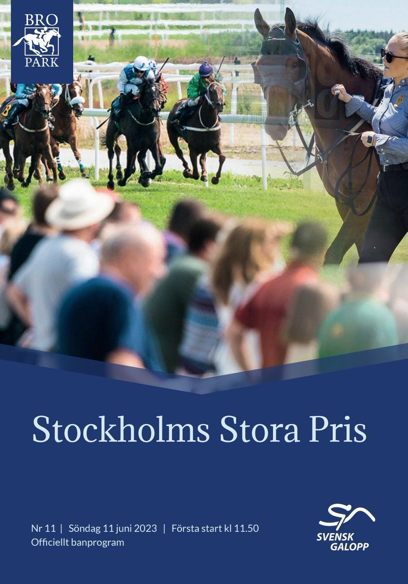 🇸🇪🏇 Big race day action tomorrow at Bro Park featuring the Group 3 Stockholms Stora Pris. 

⏰ First race: 10.50am 🇬🇧 / 11.50am 🇸🇪

📖 Digital racecard: issuu.com/svenskgalopp/d…

#swedishracing #horseracing