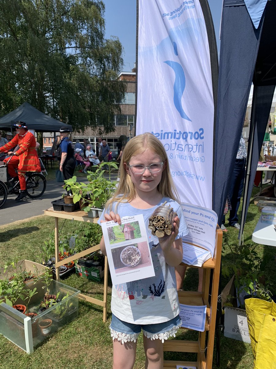 SiWrekin's tweet photo. A great day at Wellington festival making bug hotels and selling/giving away plants to encourage grow your own reduce food miles. https://t.co/Thxl8v5wrZ