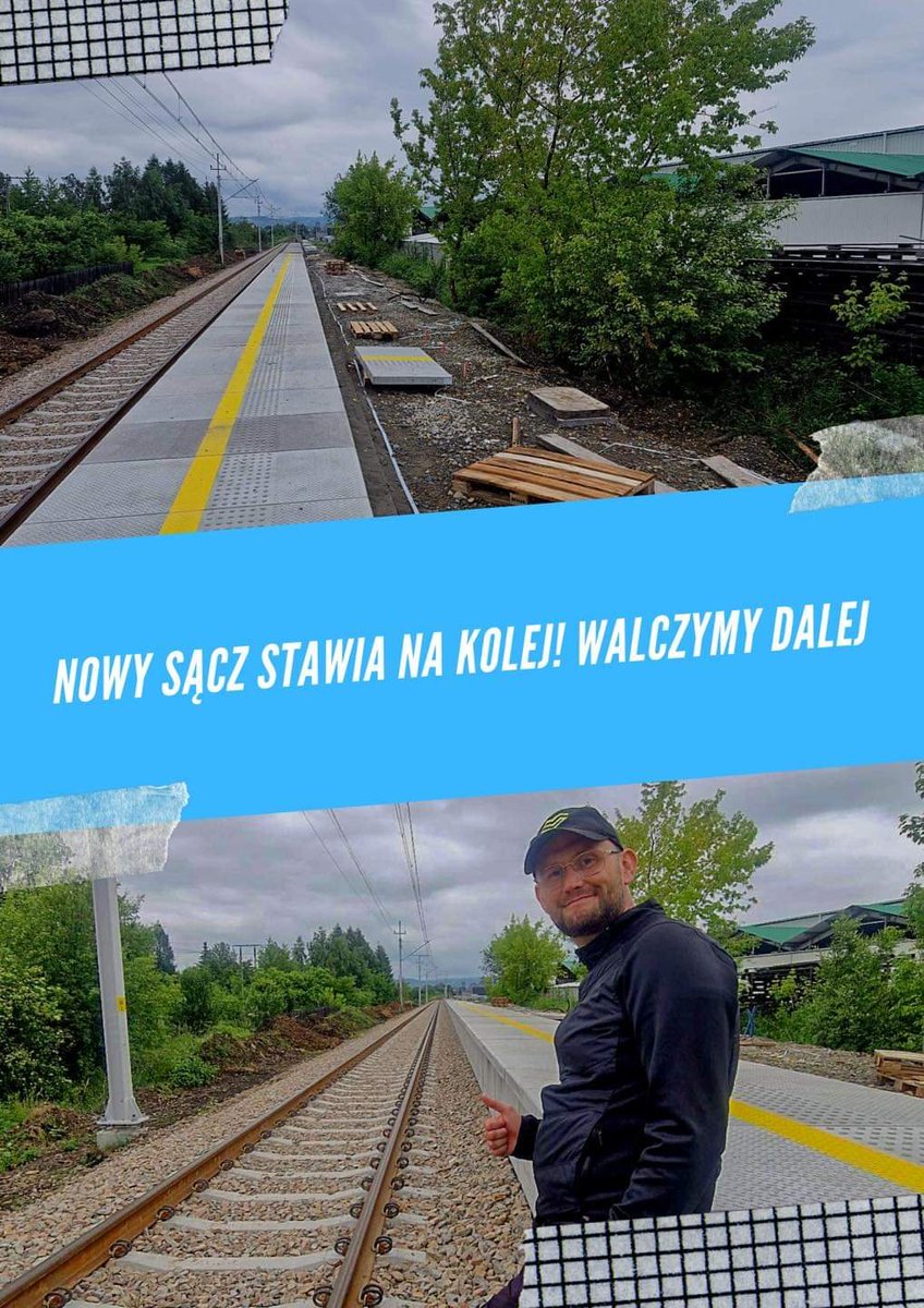 michalkadz's tweet photo. 🏗Właśnie powstaje Przystanek Kolejowy Nowy Sącz-Dąbrówka🚉 https://t.co/0ALheGWCQD