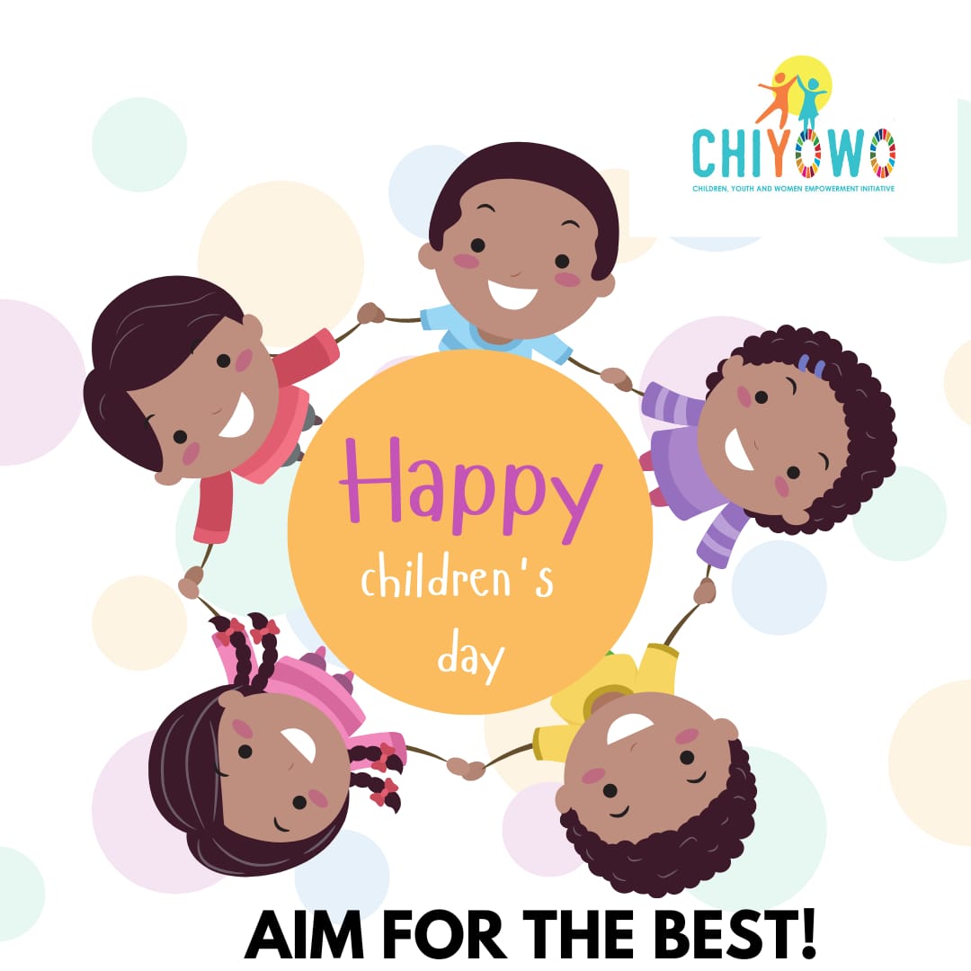 ChiYoWo is committed to ensuring children aim for the best! Happy Children's Day.