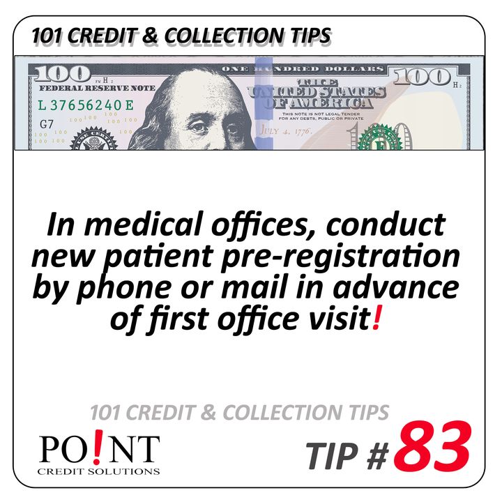 Find more tips here -> zcu.io/PmSO
#PointCredit #CollectionTips #Debt #DebtCollection #MedicalDebt #PreRegistration