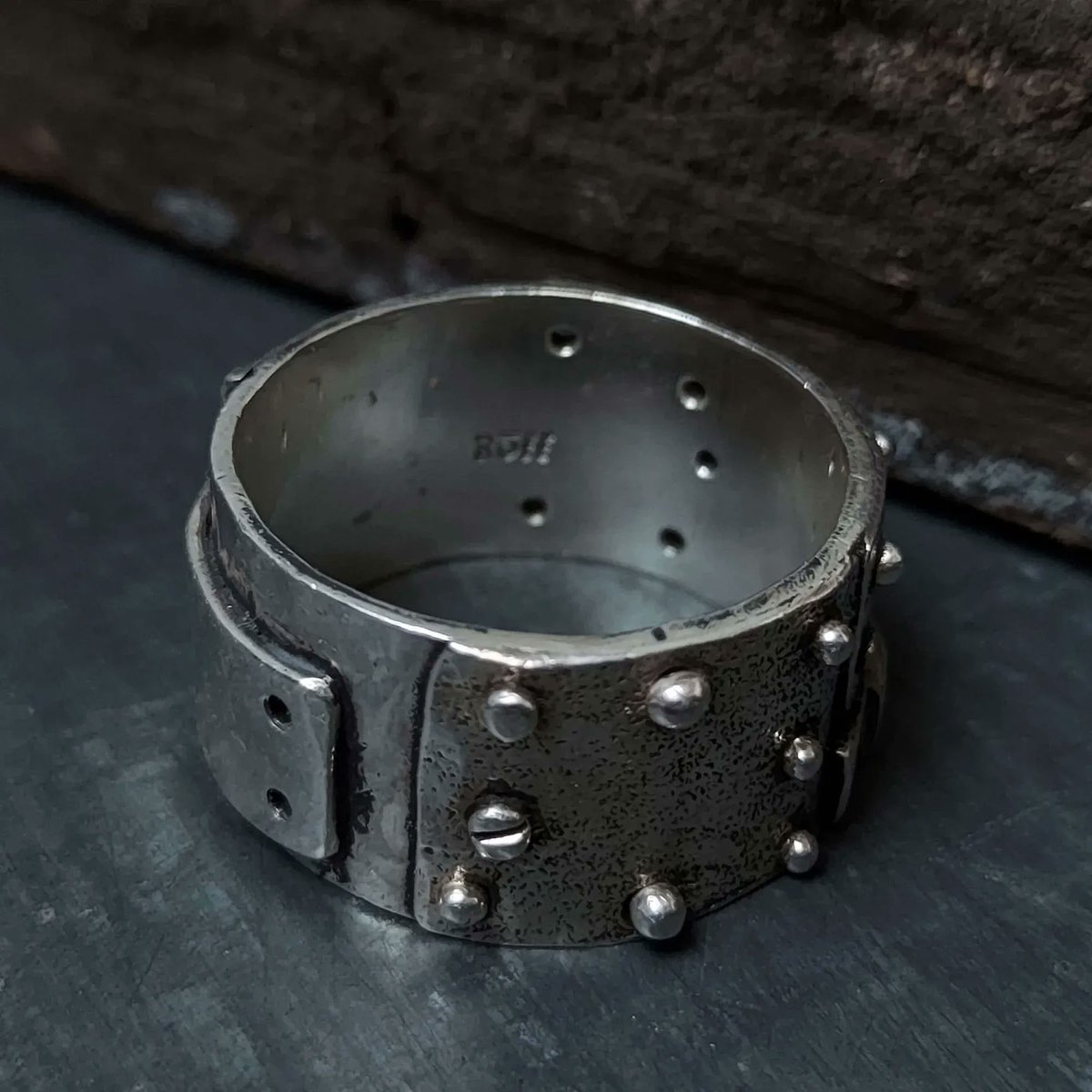 We love this steam punk riveted ring by Artisan Member Rōff Jewellery.

There is still time to shop handmade for Father's Day. Check out our handmade shop directory to find great handmade gifts for Dad! artisans.coop/shop-directory/ 

Featured Artisan: buff.ly/43TjfPZ