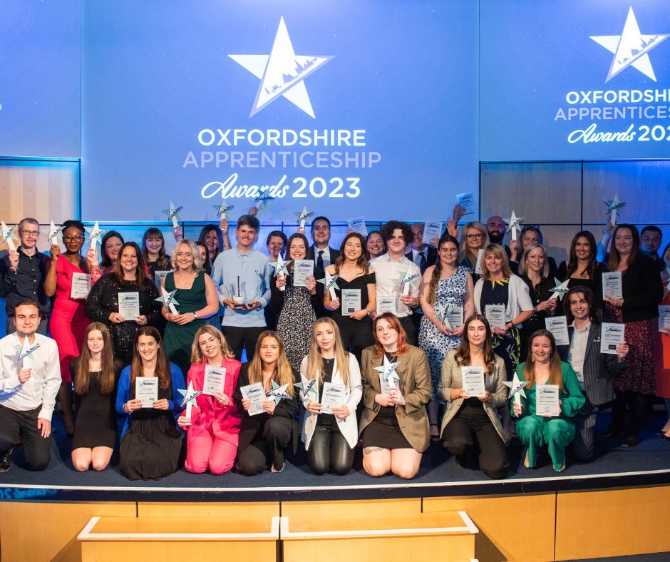 We'd like to extend one last 'congratulations' to all the apprentices and employers at the Oxfordshire Apprenticeship Awards! A special 'well done' to our current and ex-apprentices Kelly, Timmy, Grace, Danielle, Lucy and Nairne! 

#OxfordshireApprenticeshipAwards #Apprenticeship
