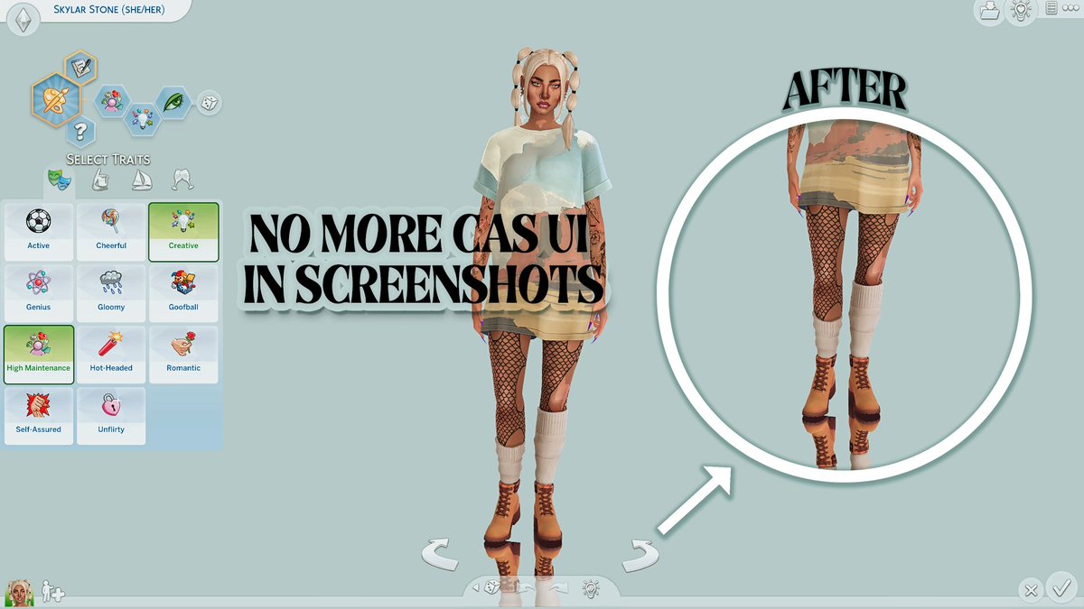 no CAS UI? you heard that right. if you want to take screenshots WITHOUT the CAS UI interfering this is the video for you 👀🚨 #thesims4 #gshade #ReShade 🔗youtu.be/3LYkoppBsJE