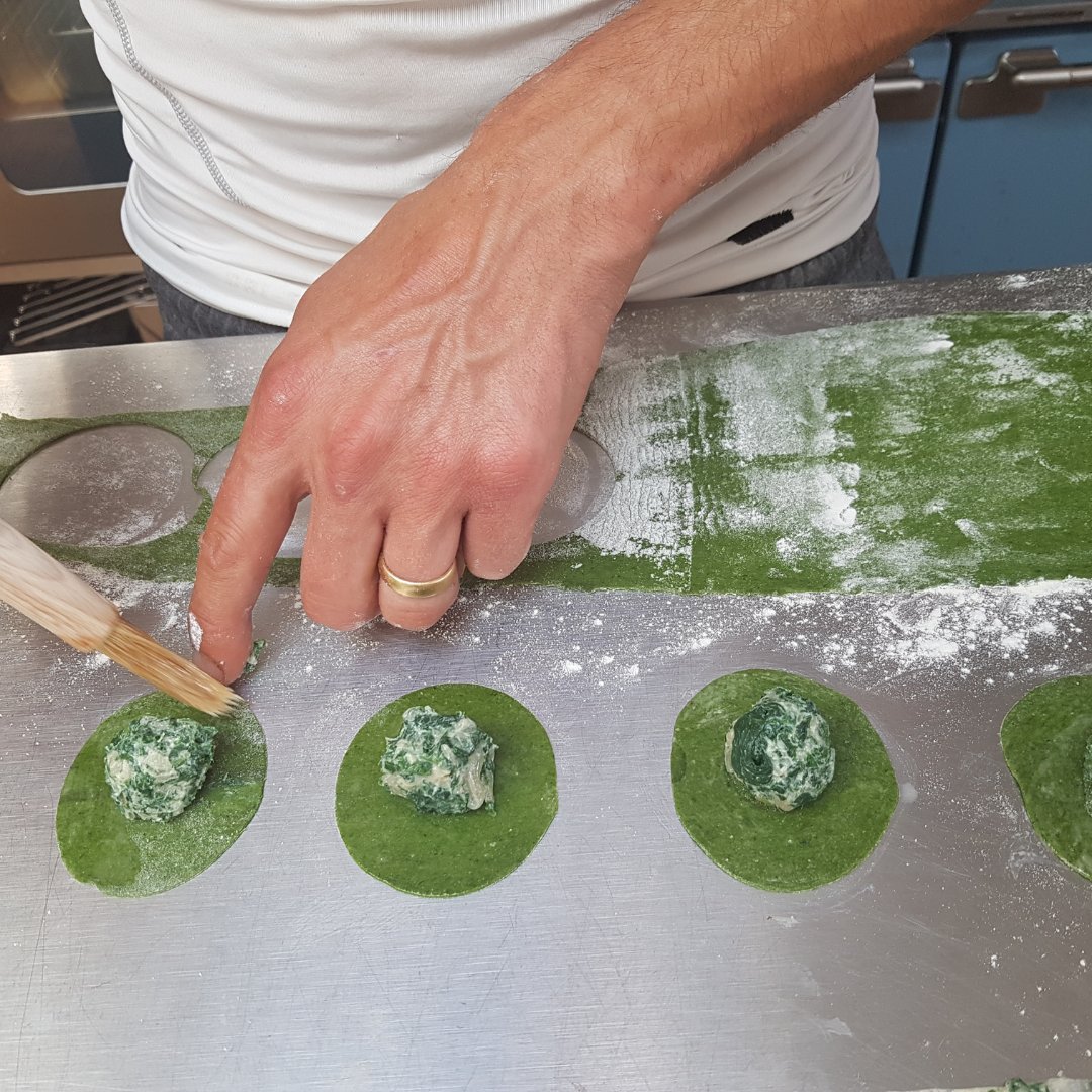 Handmade spinach & ricotta ravioli. It may be time consuming, but the difference in flavour & texture is unreal!
If something's worth doing, it's worth doing right.
#saltersevents #handmade #properfood #realfood #ravioli #handmadepasta #spinachpasta #italianlife #spinach&ricotta