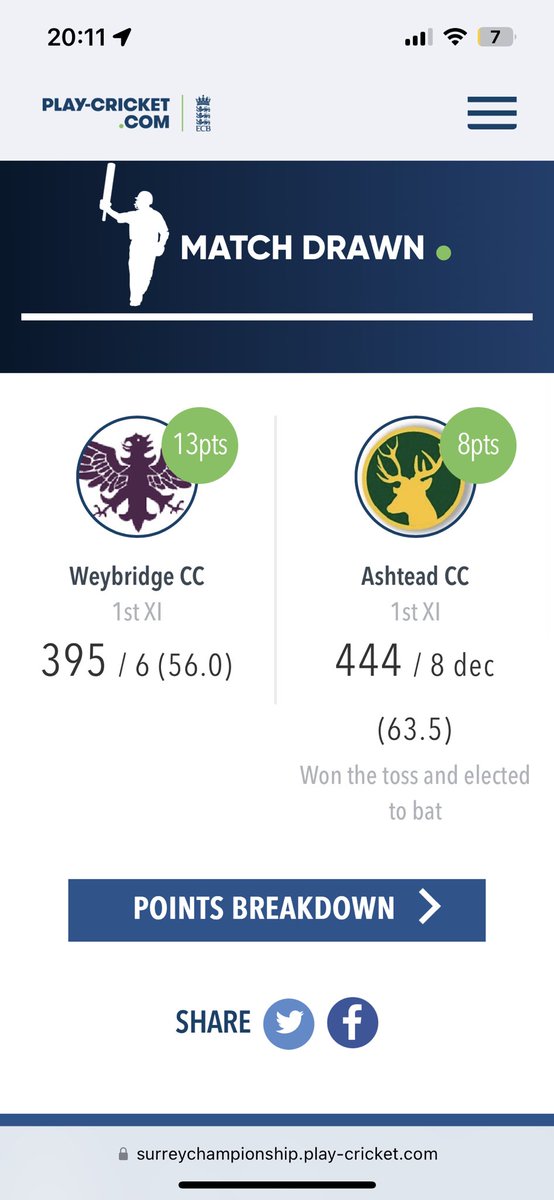 Just the 839 runs scored at Weybridge CC today 🤯🤯🤯🤯
