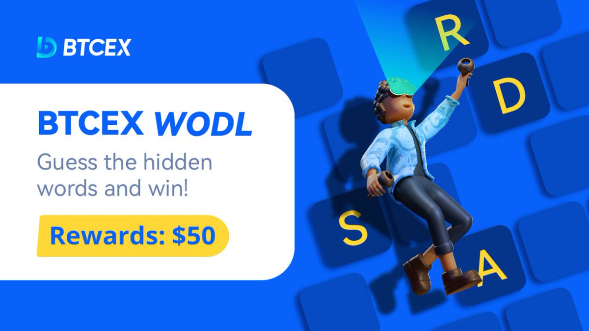 BTCEX_ES's tweet photo. 🧩 BTCEX WODL Concurso #1 (Serie de junio)

❔ ¡Adivina las palabras ocultas y GANA!

🎁 Recompensas: $50 en bonos de trading

Obtenga más información y participe: 👇
https://t.co/V3N0h1Mu1x

#crypto #airdrop #btcex #btc https://t.co/LQfk5SvfbF