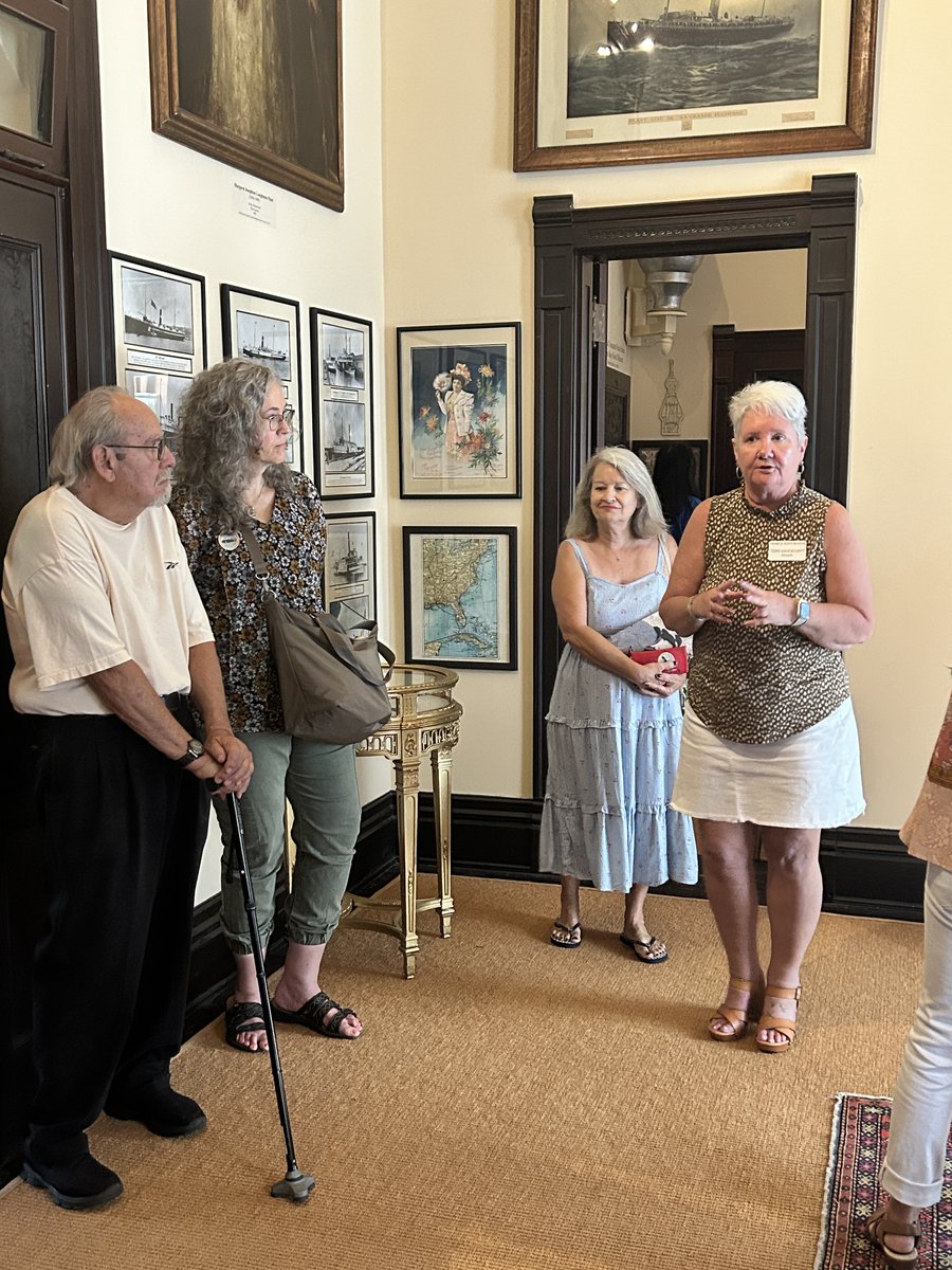 HBPlantMuseum's tweet photo. Thank you to everyone who attended our special lecture on the Tampa Bay Hotel's architecture by UT Professor Richard Ellis. Guests also enjoyed guided tours courtesy of our docents Jack and Terri. #FreeSaturday https://t.co/DUA2qqTt1g