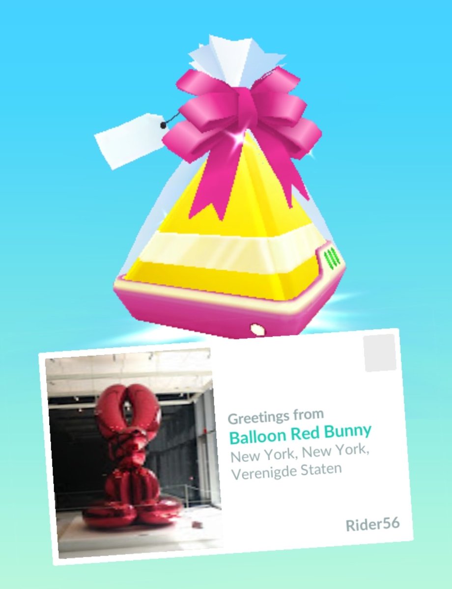 FryskePokemon's tweet photo. Balloon Rabbit ๐ฐ๐ New York, USA ๐บ๐ธ
https://t.co/FVXxhoYJJ2
#PokemonGO #art #jeffkoons #RedBunny #error #postcarderror https://t.co/FFVKzZ3fbe